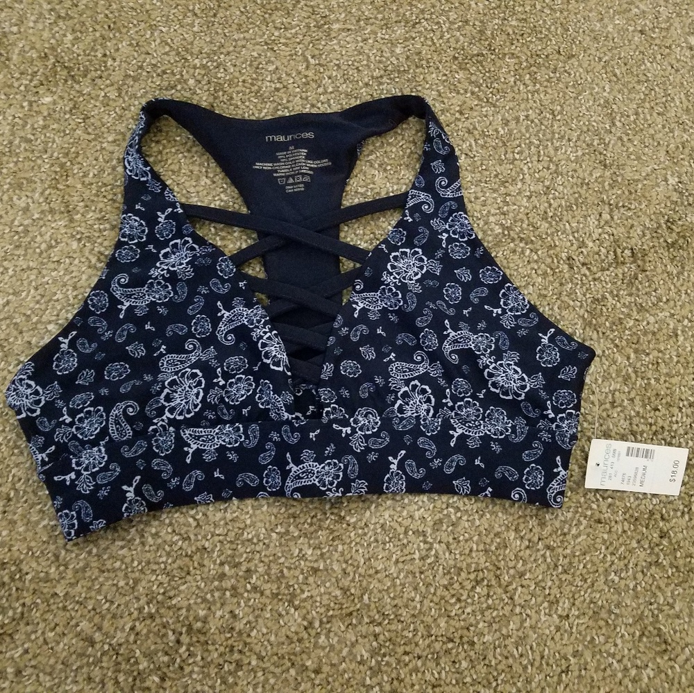 💜NWT Maurices Sports Bra